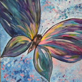 #336 Colorful Burst Butterfly $0.00