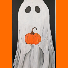 #384 Ghost with Pumpkin $0.00